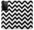 W1613 Chevron Zigzag Hard Case and Leather Flip Case For Samsung Galaxy S21 Ultra 5G