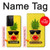 W2443 Funny Pineapple Sunglasses Kiss Hard Case and Leather Flip Case For Samsung Galaxy S21 Ultra 5G