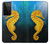 W2444 Seahorse Underwater World Hard Case and Leather Flip Case For Samsung Galaxy S21 Ultra 5G