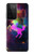 W2486 Rainbow Unicorn Nebula Space Hard Case and Leather Flip Case For Samsung Galaxy S21 Ultra 5G