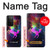 W2486 Rainbow Unicorn Nebula Space Hard Case and Leather Flip Case For Samsung Galaxy S21 Ultra 5G