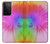 W2488 Tie Dye Color Hard Case and Leather Flip Case For Samsung Galaxy S21 Ultra 5G