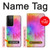 W2488 Tie Dye Color Hard Case and Leather Flip Case For Samsung Galaxy S21 Ultra 5G