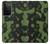 W2877 Green Snake Skin Graphic Printed Hard Case and Leather Flip Case For Samsung Galaxy S21 Ultra 5G