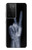 W3101 X-ray Peace Sign Fingers Hard Case and Leather Flip Case For Samsung Galaxy S21 Ultra 5G