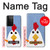 W3254 Chicken Cartoon Hard Case and Leather Flip Case For Samsung Galaxy S21 Ultra 5G