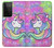 W3264 Pastel Unicorn Hard Case and Leather Flip Case For Samsung Galaxy S21 Ultra 5G