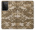 W3294 Army Desert Tan Coyote Camo Camouflage Hard Case and Leather Flip Case For Samsung Galaxy S21 Ultra 5G