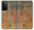 W3380 Gustav Klimt Birch Forest Hard Case and Leather Flip Case For Samsung Galaxy S21 Ultra 5G