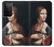 W3471 Lady Ermine Leonardo da Vinci Hard Case and Leather Flip Case For Samsung Galaxy S21 Ultra 5G