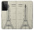 W3474 Eiffel Architectural Drawing Hard Case and Leather Flip Case For Samsung Galaxy S21 Ultra 5G