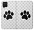 W2355 Paw Foot Print Hard Case and Leather Flip Case For Samsung Galaxy A12