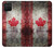 W2490 Canada Maple Leaf Flag Texture Hard Case and Leather Flip Case For Samsung Galaxy A12