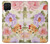 W3035 Sweet Flower Painting Hard Case and Leather Flip Case For Samsung Galaxy A12