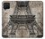 W3416 Eiffel Tower Blueprint Hard Case and Leather Flip Case For Samsung Galaxy A12