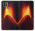 W0745 Volcano Lava Hard Case and Leather Flip Case For Motorola Moto G9 Power