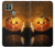 W1083 Pumpkin Spider Candles Halloween Hard Case and Leather Flip Case For Motorola Moto G9 Power