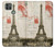 W2108 Eiffel Tower Paris Postcard Hard Case and Leather Flip Case For Motorola Moto G9 Power