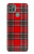 W2374 Tartan Red Pattern Hard Case and Leather Flip Case For Motorola Moto G9 Power