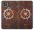 W2766 Ship Wheel Rusty Texture Hard Case and Leather Flip Case For Motorola Moto G9 Power