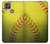 W3031 Yellow Softball Ball Hard Case and Leather Flip Case For Motorola Moto G9 Power