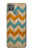 W3033 Vintage Wood Chevron Graphic Printed Hard Case and Leather Flip Case For Motorola Moto G9 Power