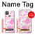 W3036 Pink Sweet Flower Flora Hard Case and Leather Flip Case For Motorola Moto G9 Power