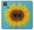 W3039 Vintage Sunflower Blue Hard Case and Leather Flip Case For Motorola Moto G9 Power