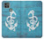 W3053 Marine Anchor Blue Hard Case and Leather Flip Case For Motorola Moto G9 Power