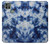 W3439 Fabric Indigo Tie Dye Hard Case and Leather Flip Case For Motorola Moto G9 Power