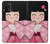 W3042 Japan Girl Hina Doll Kimono Sakura Hard Case and Leather Flip Case For Samsung Galaxy A32 5G