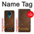 W0542 Rust Texture Hard Case and Leather Flip Case For Nokia 3.4