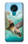 W1377 Ocean Sea Turtle Hard Case and Leather Flip Case For Nokia 3.4