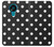 W2299 Black Polka Dots Hard Case and Leather Flip Case For Nokia 3.4