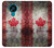 W2490 Canada Maple Leaf Flag Texture Hard Case and Leather Flip Case For Nokia 3.4