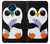W2631 Cute Baby Penguin Hard Case and Leather Flip Case For Nokia 3.4