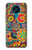 W3272 Colorful Pattern Hard Case and Leather Flip Case For Nokia 3.4