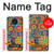 W3272 Colorful Pattern Hard Case and Leather Flip Case For Nokia 3.4