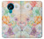 W3705 Pastel Floral Flower Hard Case and Leather Flip Case For Nokia 3.4