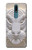 W0574 Tiger Carving Hard Case and Leather Flip Case For Nokia 2.4