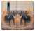 W1292 Dusty Elephant Egrets Hard Case and Leather Flip Case For Nokia 2.4