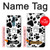 W2904 Dog Paw Prints Hard Case and Leather Flip Case For Nokia 2.4