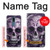 W3582 Purple Sugar Skull Hard Case and Leather Flip Case For Nokia 2.4