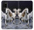 W0246 White Horse Hard Case and Leather Flip Case For Samsung Galaxy A02s, Galaxy M02s