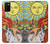 W0565 Tarot Sun Hard Case and Leather Flip Case For Samsung Galaxy A02s, Galaxy M02s