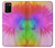 W2488 Tie Dye Color Hard Case and Leather Flip Case For Samsung Galaxy A02s, Galaxy M02s