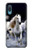 W0246 White Horse Hard Case and Leather Flip Case For Samsung Galaxy A04, Galaxy A02, M02