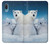 W0285 Polar Bear Family Arctic Hard Case and Leather Flip Case For Samsung Galaxy A04, Galaxy A02, M02