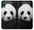 W1072 Panda Bear Hard Case and Leather Flip Case For Samsung Galaxy A04, Galaxy A02, M02