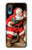 W1417 Santa Claus Merry Xmas Hard Case and Leather Flip Case For Samsung Galaxy A04, Galaxy A02, M02